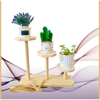 Kệ Gỗ Decor Trang Trí Để Bàn Học, Bàn Làm Việc, Kệ Để Chậu Cây Mini