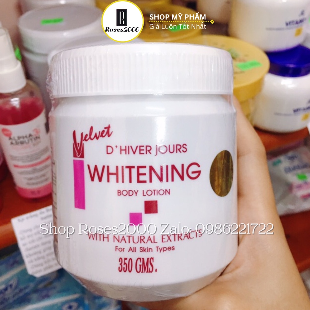 Kem Body Lotion Whitening Velvet Thái Lan