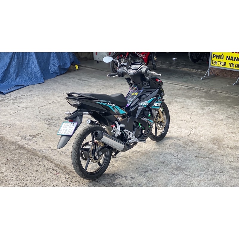 Tem Rời Winner X V3 siêu nét dán cho xe màu đen