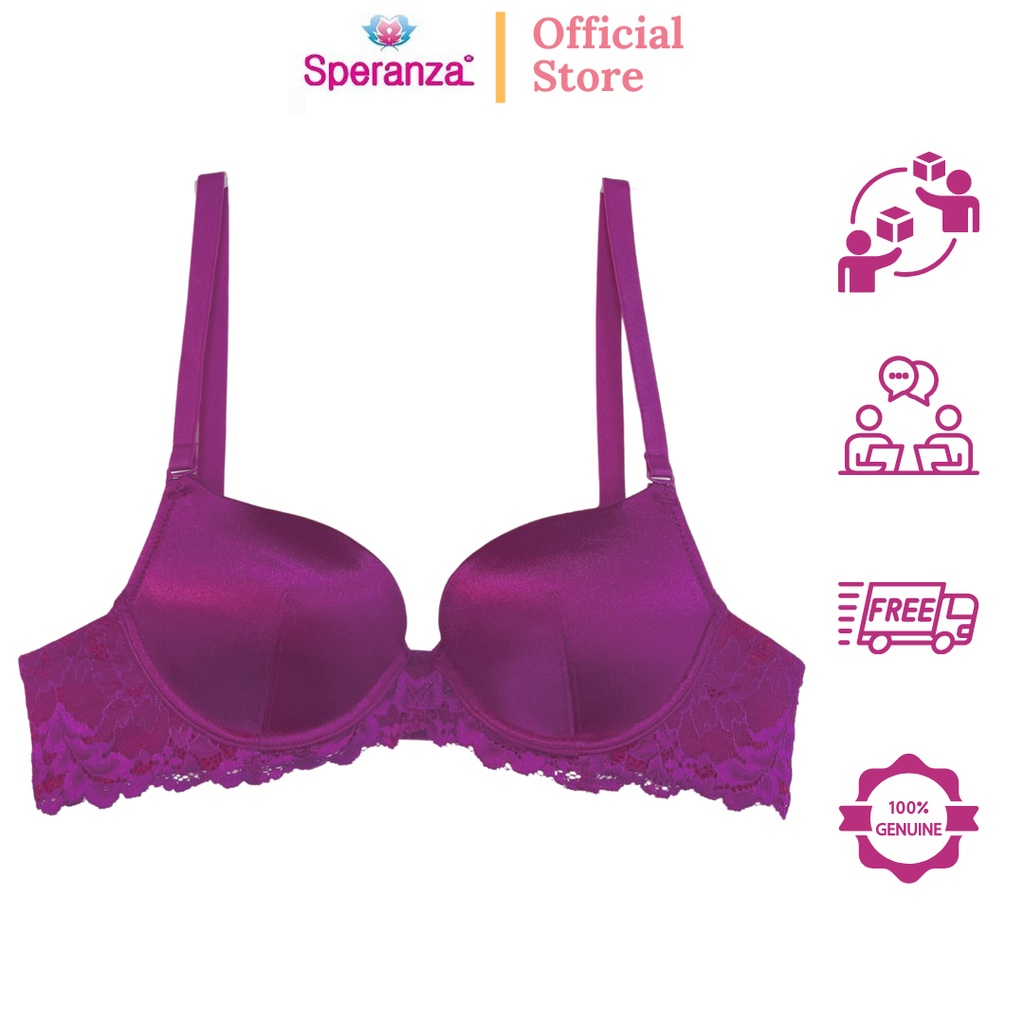 Áo Ngực cup trơn có gọng mút mỏng Speranza ( Hàng Thanh Lý) Màu Hồng Cánh Sen - HTSPA019