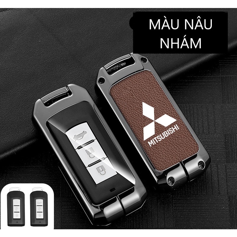 Ốp chìa khóa hợp kim cao cấp Mitsubishi Xpander, Outlander, Attrage, Mirage