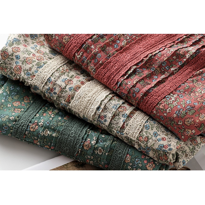 Đầm liền linen KAMAKA sát nách Morigirl in hoa liti - NU8399