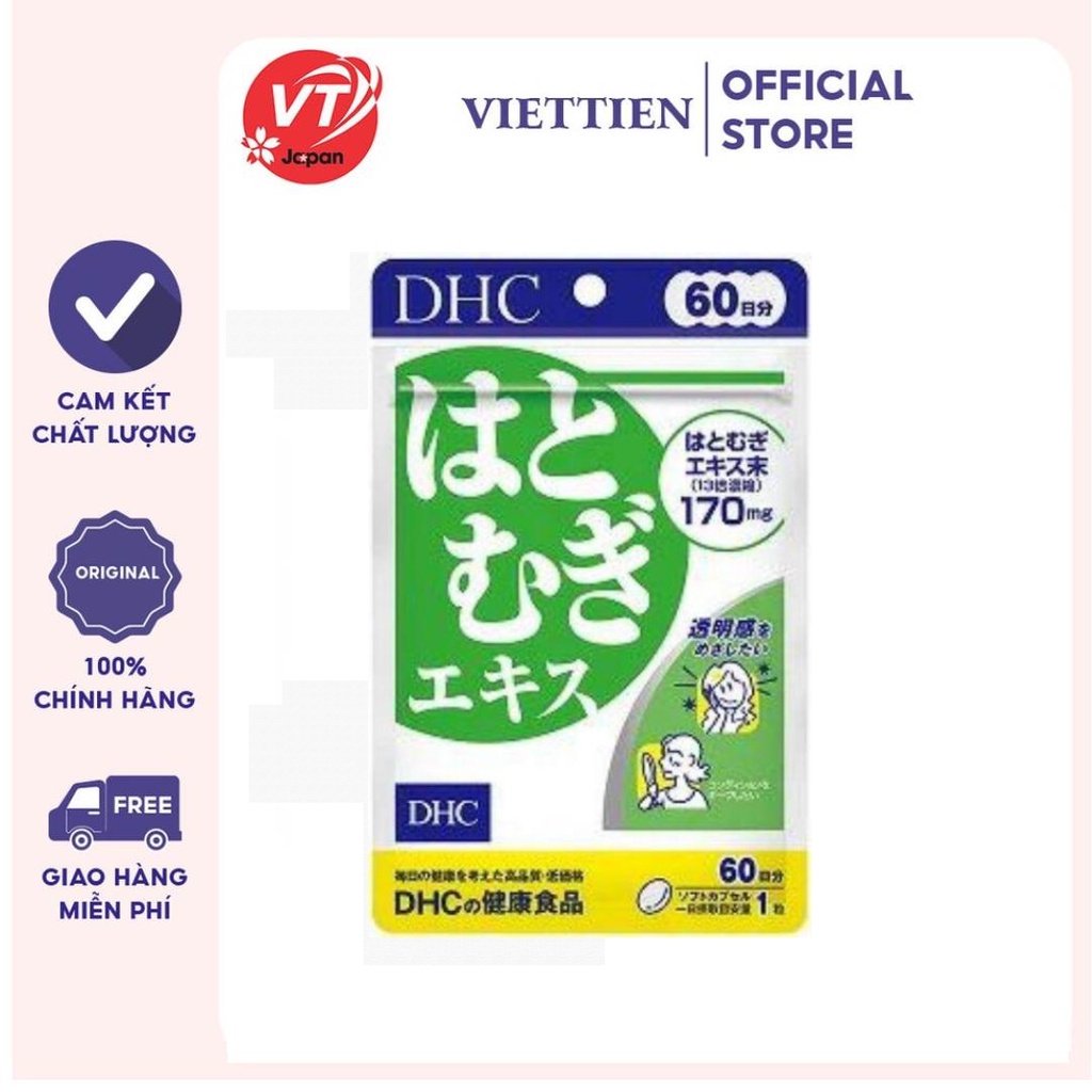 Viên uống Trắng da Nhật Bản Adlay Extract hàng nội địa Nhật Bản