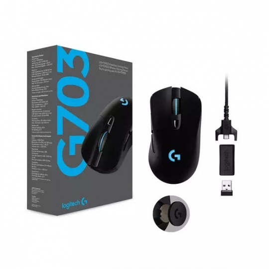 Chuột Ko Dây Logitech G703 HERO Lightspeed ( Bảo hành 6 tháng )