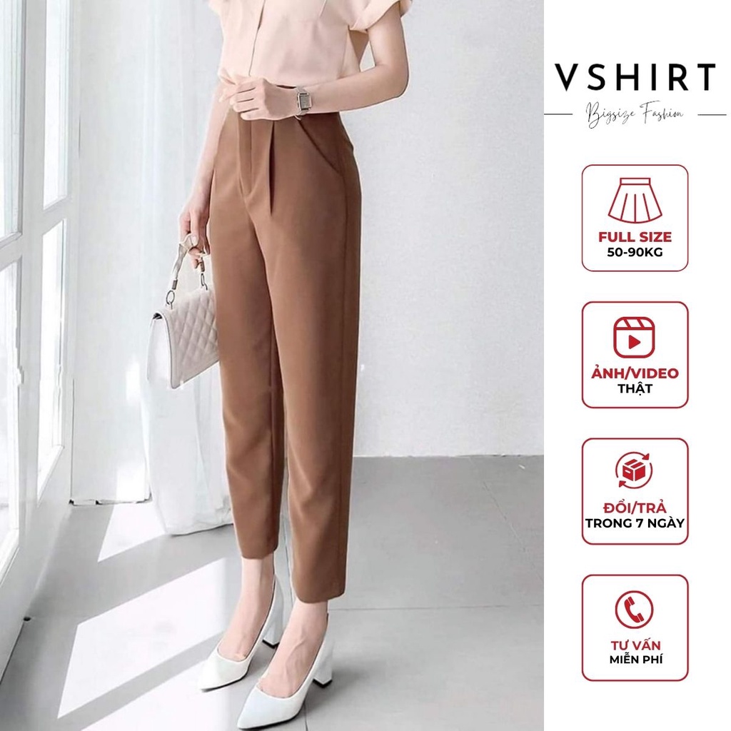 Quần Baggy Cạp Liền VSHIRT Chất Liệu Mango Cao Cấp Mềm Mát