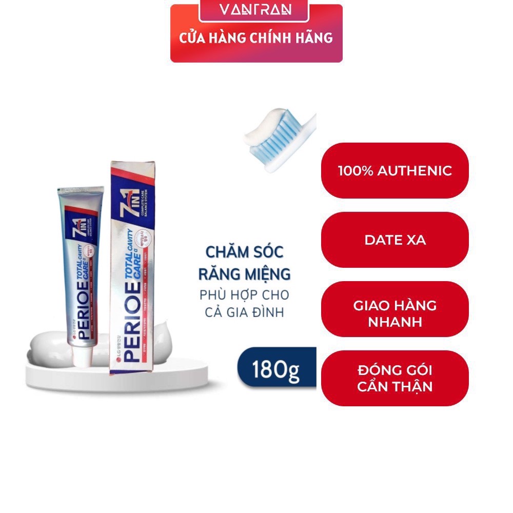 Kem Đánh Răng 7IN1 Bảo Vệ Răng Toàn Diện PERIOE TOTAL CARE CAVITY
