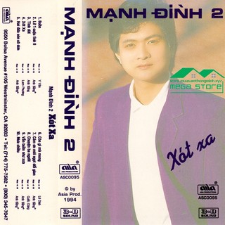 Xót xa - mạnh đình 2 - cd nhạc vàng chất lượng cao