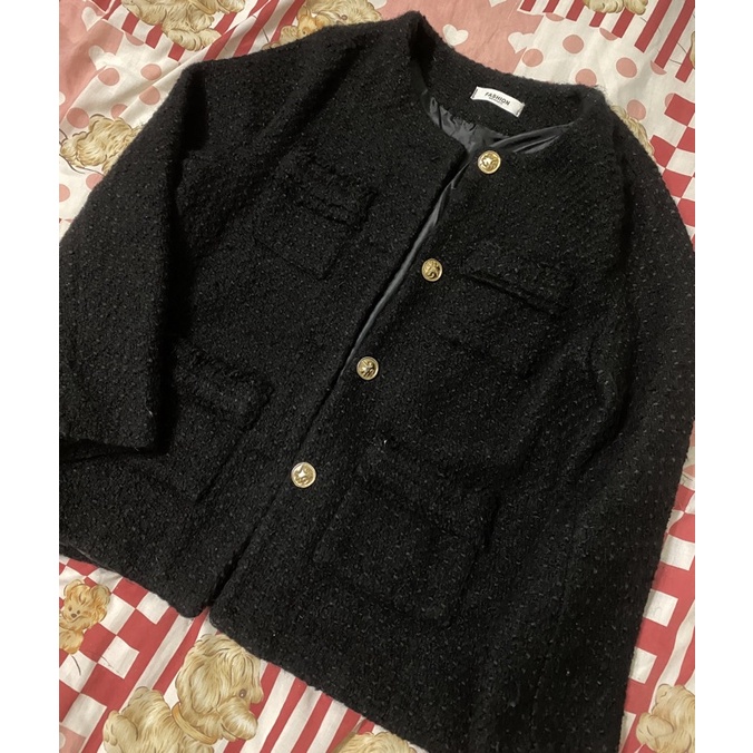 thanh líi áo dạ tweed freesize ạ