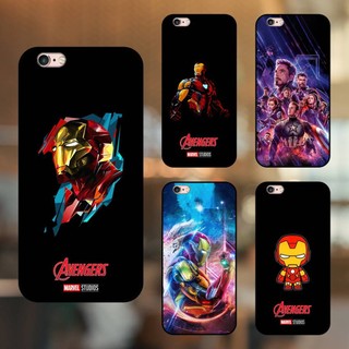 Ốp lưng điện thoại iPhone 6s, 6 viền đen Iron Man Người Sắt Marvel Avengers