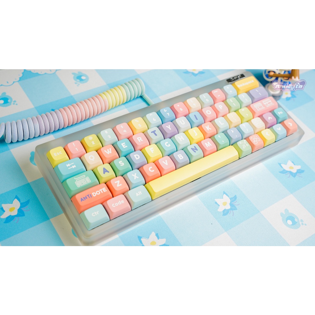 Nút bàn phím cơ Moonboo PBT keycap - XDA profile - Antidote Studio