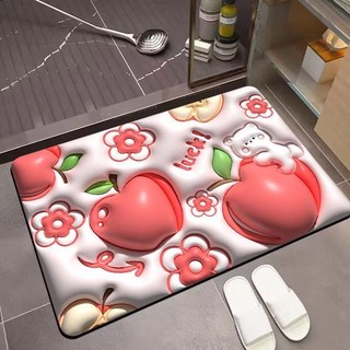 Thảm chùi chân 3D, thảm chống trơn nhà tắm 50*80cm cao cấp hàng loại 1