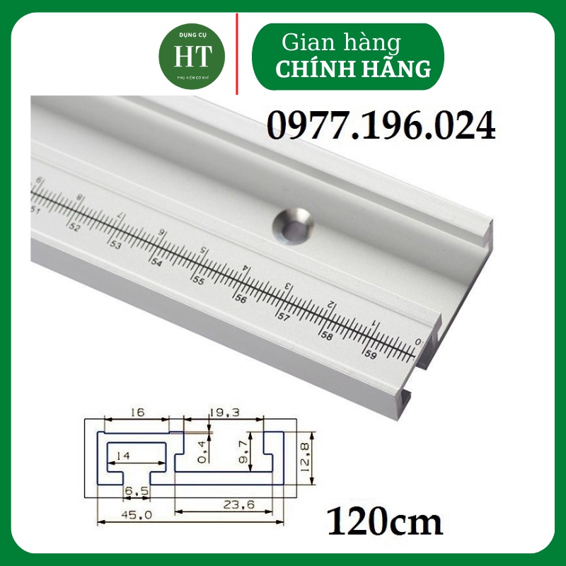 Thanh ray trượt bàn cưa có thước đo cao cấp giá tốt
