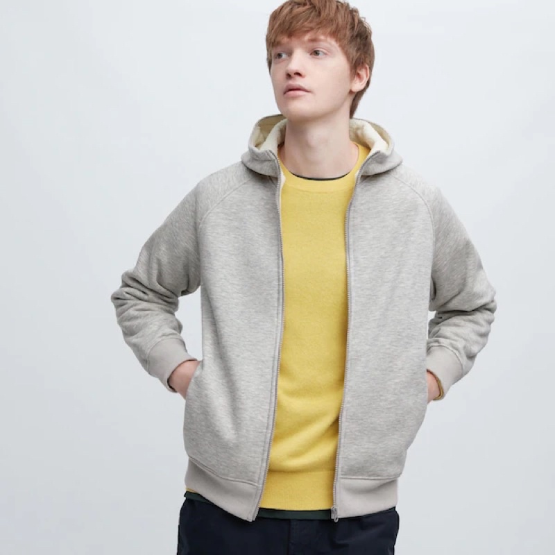 Áo Nỉ Lót Lông Nam heattech Uniqlo