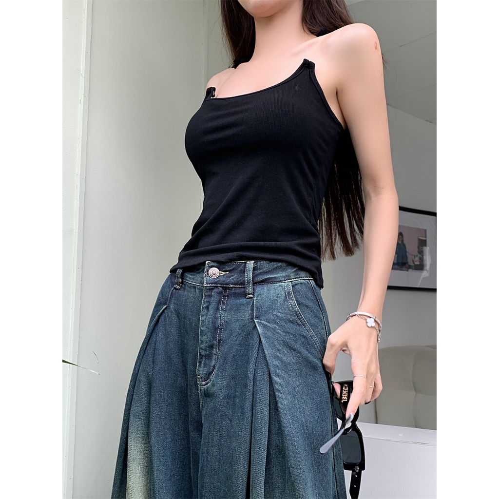 Lalisas Áo Hai Dây Vô Hình Thời Trang Hàn Quốc Quyến Rũ Cho Nữ