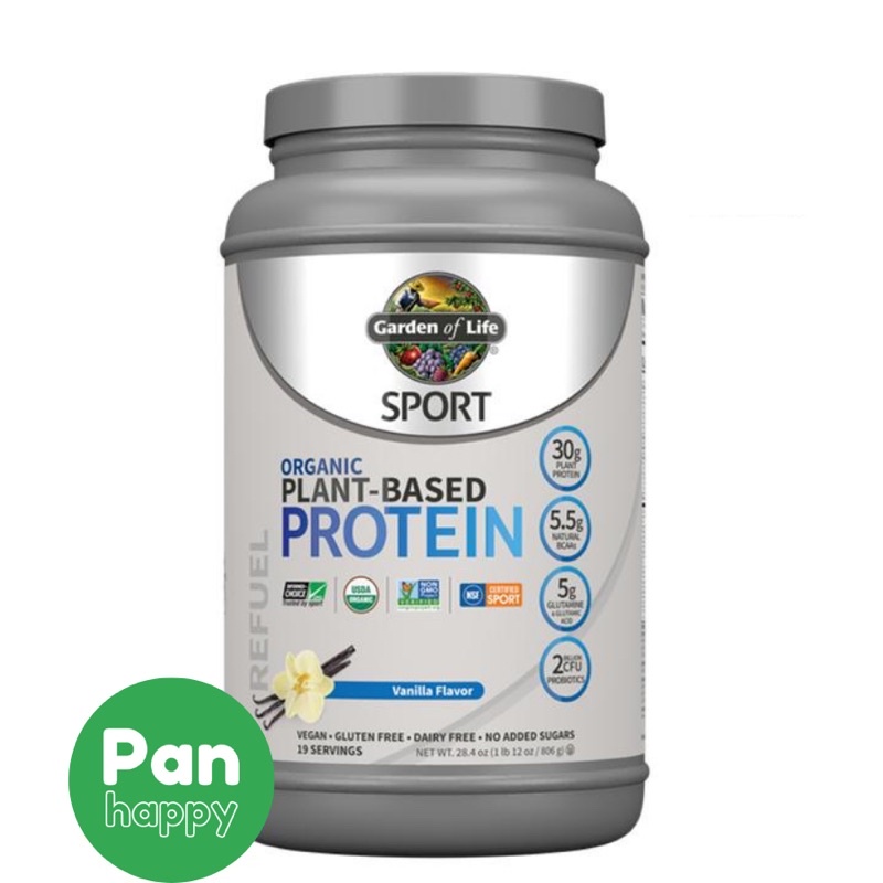 Bột protein thực vật hữu cơ Garden Of Life Sport Organic Plant-Based Protein 28.4oz