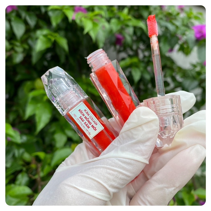 Son dưỡng kích Màu Sau Phun Xăm Chống Loang Màu