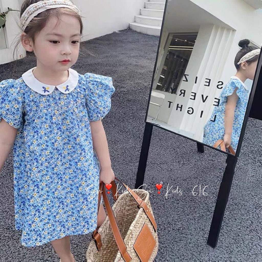 💦XẢ LẺ SIZE💦 Váy bé gái, Đầm cho bé gái - Váy hoa nhí cho bé gái dáng dài size 8kg-20kg