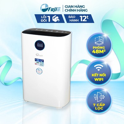 Máy lọc không khí nhập khẩu FUJIE AP400, kết nối wifi ,tích hợp 7 cấp lọc, màn hình LED hiển thị