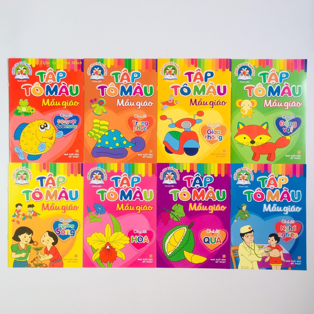 Sách ComBo: Tập Tô Màu Mẫu Giáo