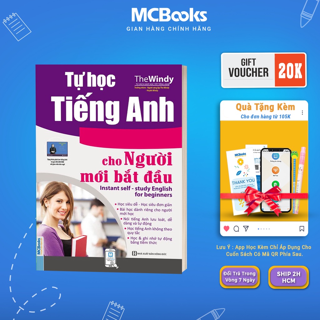 Sách - Tự học tiếng Anh cấp tốc cho người mới bắt đầu Mcbooks