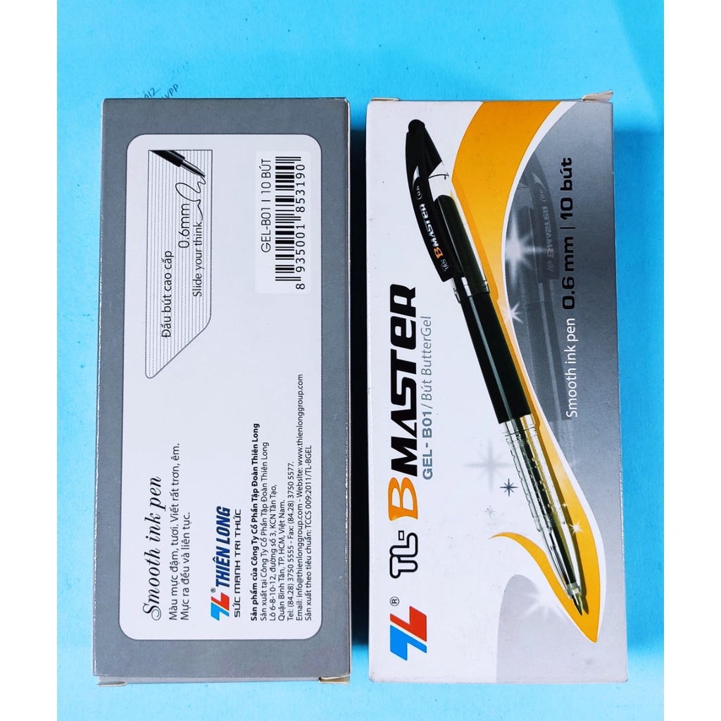 Thiên Long  bút Gel B01  B-Master 0.6mm.