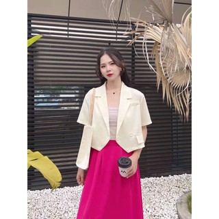 Áo Blazer Khoác Lửng Nữ Hàn Quốc