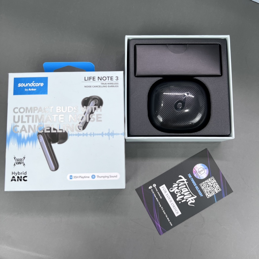Tai nghe nhét tai không dây Bluetooth Anker Soundcore Life Note 3 True Wireless Hybrid ANC chống ồn – A3933