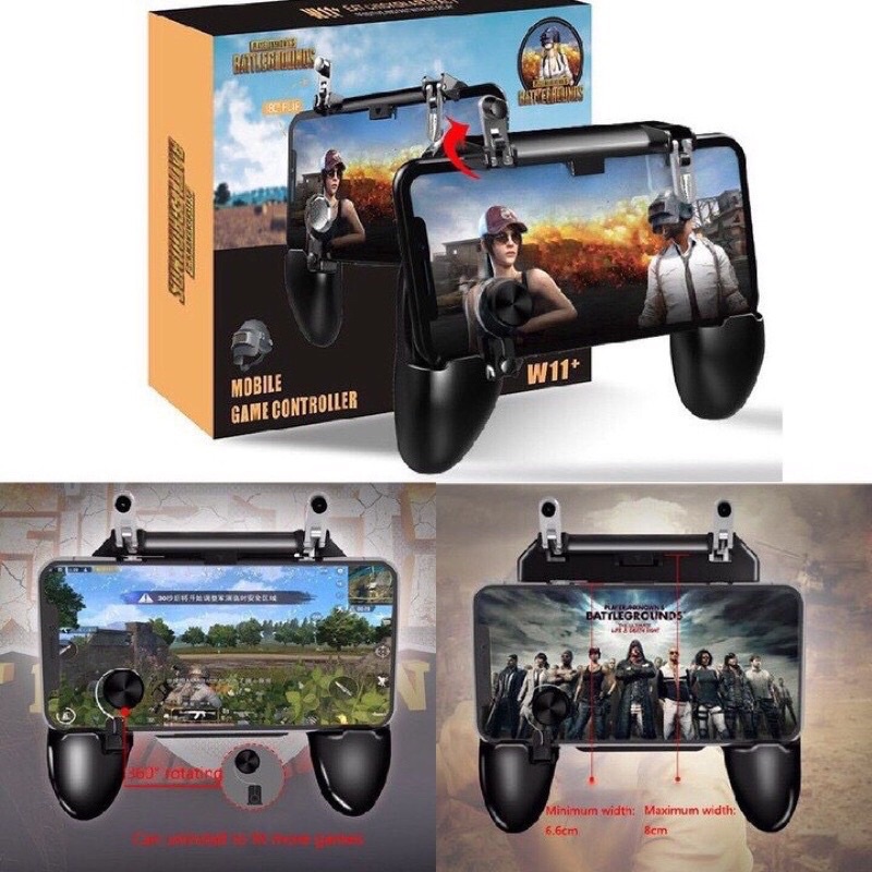 Tay cầm chơi game PUBG/ROS/FF kèm nút bấm.