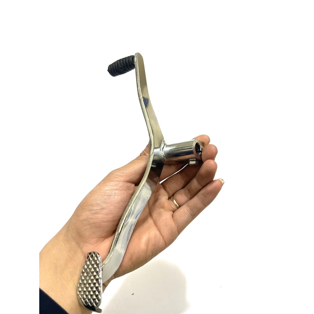 Cần số 2 chiều cho dòng xe DREAM WAVE màu xi INOX