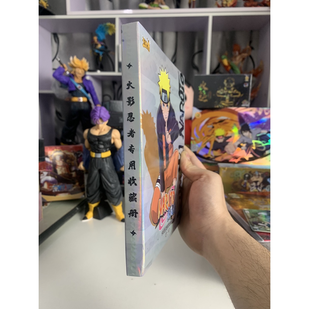 Album sổ đựng thẻ Naruto Kayou tặng kèm thẻ hiếm PR bên trong hàng có sẵn