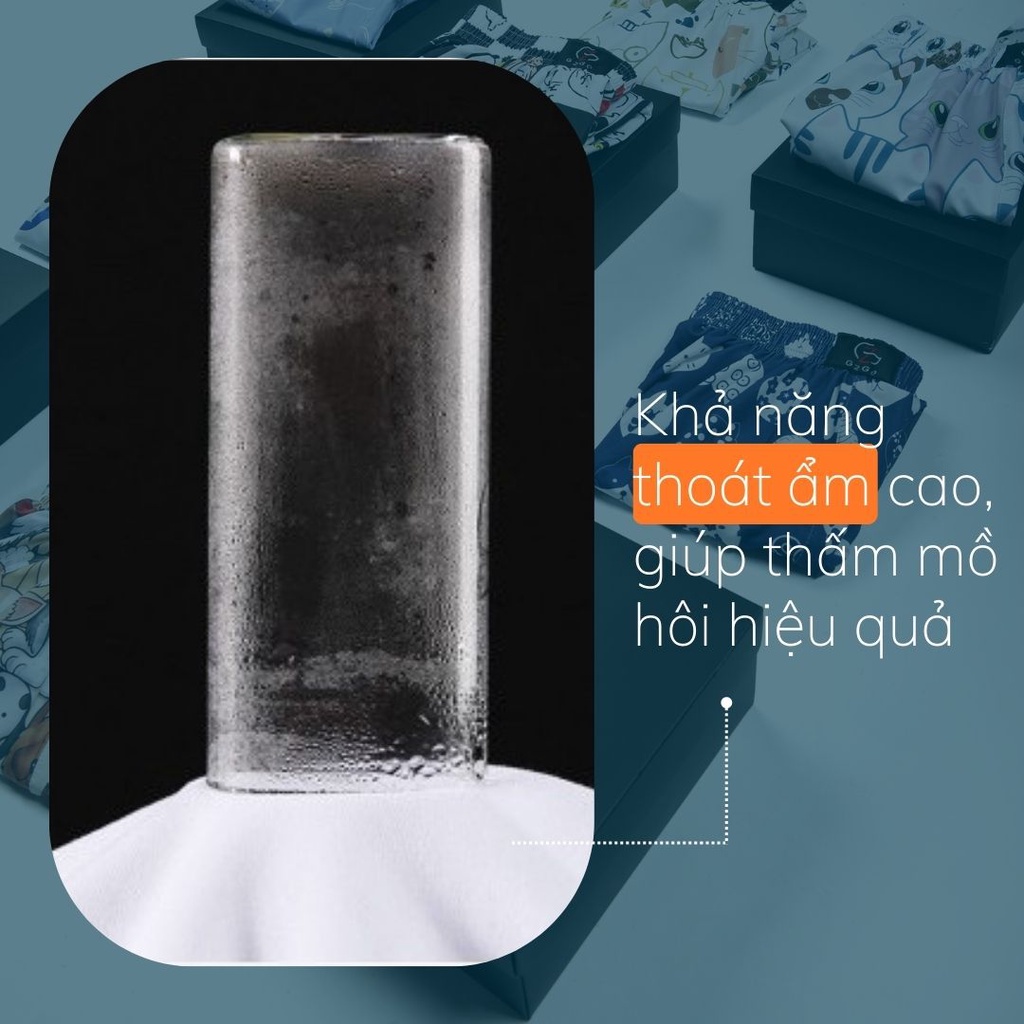 Quần đùi ngủ hoạt hình nam nữ ZGo loại quần mặc nhà vải thun lạnh co dãn mặc thoải mái Q3D