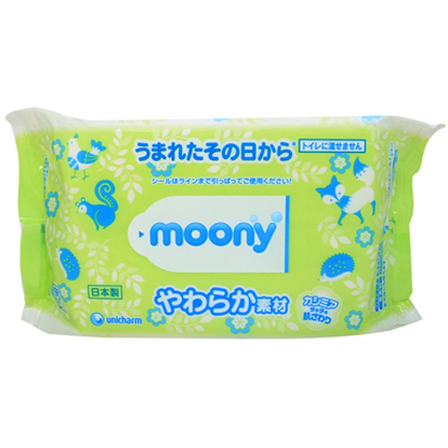 Khăn ướt Moony Nhật ( 80 tờ )