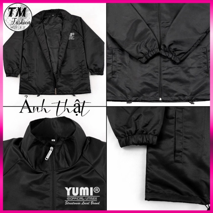 Áo Khoác Dù Mero Local Brand YUMI Jacket Unisex - Áo Gió Trơn 2 Lớp Form Rộng