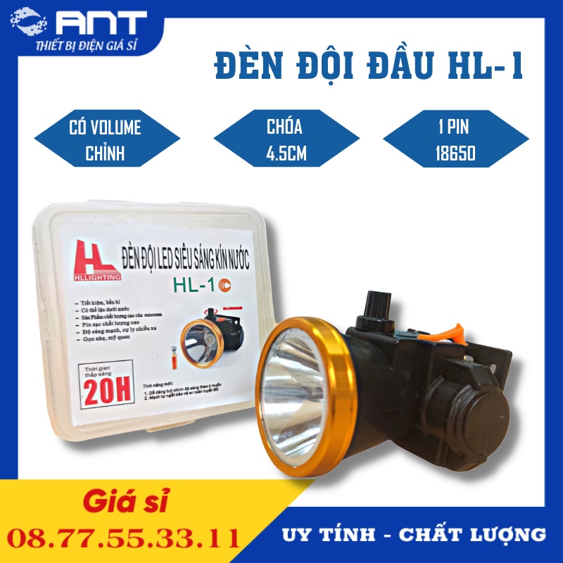 ĐÈN ĐỘI ĐẦU SIÊU SÁNG CÓ NÚT VOLUME HL-1
