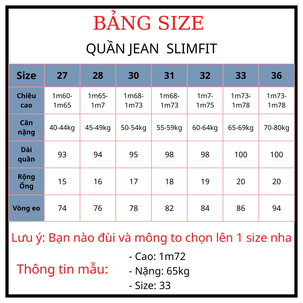 Quần Jean Nam Dáng Slim-Fit rách gối và thường, chất bò cao cấp co dãn 4 chiều, quần rin nam đẹp.