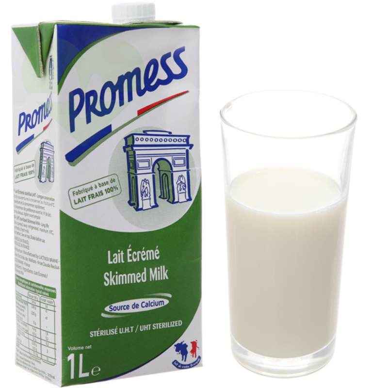 Sữa tươi tách béo Promess Skim, thùng 6L
