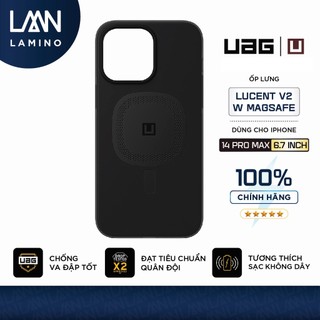 [Thanh Lý] [U] Ốp Lưng UAG LUCENT V2 W Magsafe Cho iPhone 14 Pro Max [6.7 INCH] LAMINO