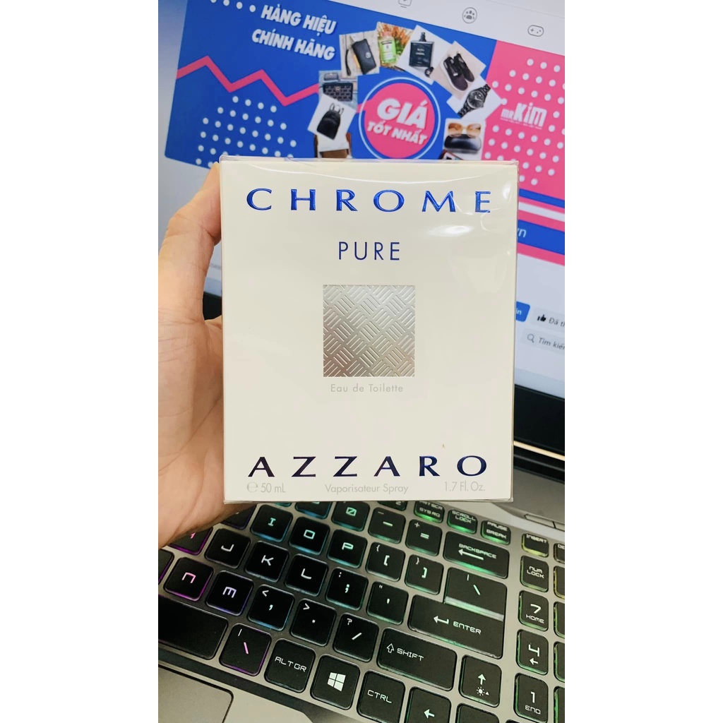 NƯỚC HOA NAM CHROME PURE AZZARO EDT 50ML