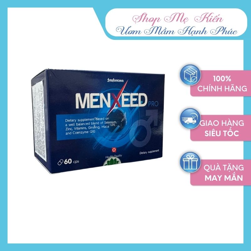 MENXEED PRO- Tăng cường sinh lý, tăng chất lượng tinh trùng, tăng thụ thai- Shop Mẹ Kiến