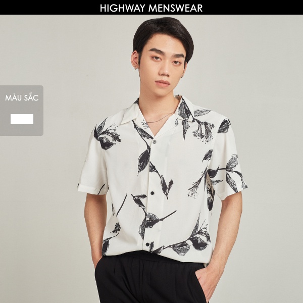 Áo sơ mi ngắn tay nam mềm mịn Highway (Menswear) Branch