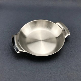 Nồi inox hàn quốc hai tai màu bạc