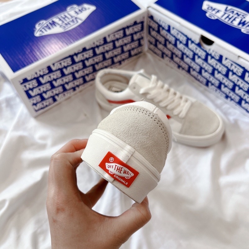Giày Vans Caro checkerboard đỏ đen size 36->43