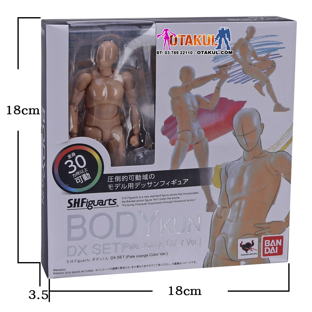 Mô Hình Body-Kun Figma DX SET Orange