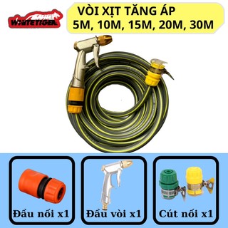 Bộ vòi xịt nước rửa xe thông minh làm sạch mọi thứ bằng nước áp lực cao với nhiều chế độ (đầu vòi đồng)