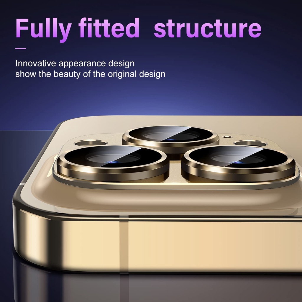 LENS BẢO VỆ CAMERA KHÔNG VIỀN GOLD MIPOW DIAMONDSHIELD I.PHONE 14 PRO / 14 PROMAX krea shop