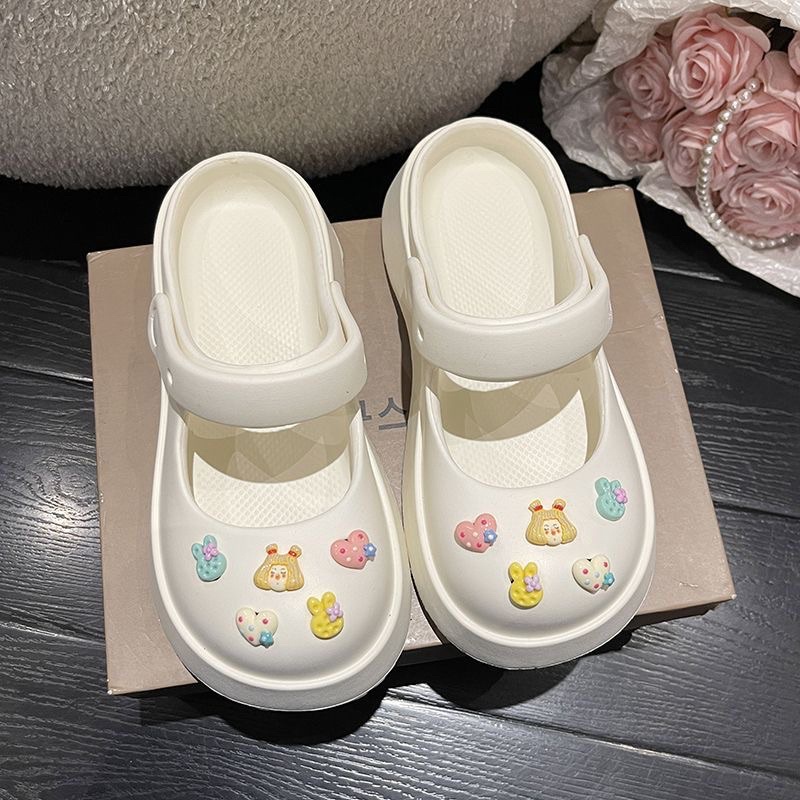 Chất liệu xốp eva form đứng đi êm DÉP CHỐNG TRƯỢT CROS MẪU MỚI 2023 CAO 4CM