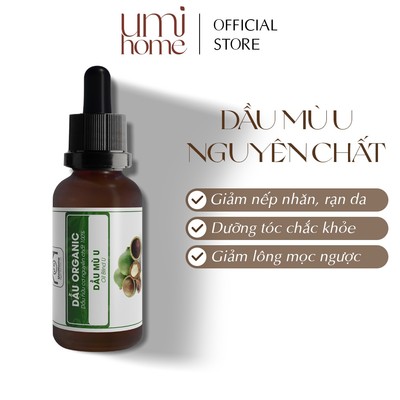 Dầu Mù U hữu cơ UMIHOME nguyên chất dưỡng ẩm, chăm sóc da hiệu quả | Blind oil  Organic 30ml