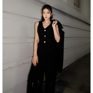 Set VEST màu đen ONONMADE Barbara Blazer Set
