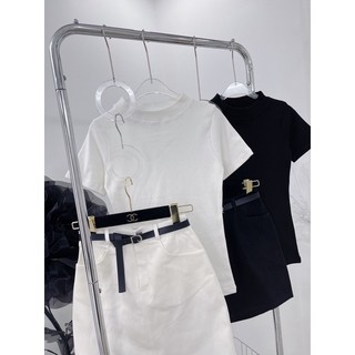 SET CHÂN VÁY KAKI+  ÁO ÔM