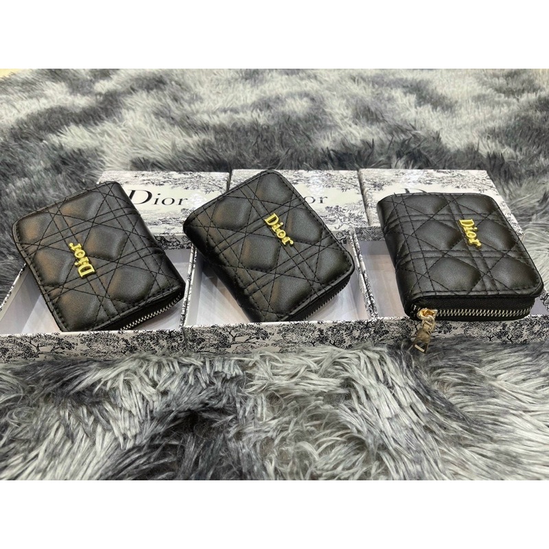 Ví cầm tay khoá kéo nhiều hãng da trần chỉ siêu đẹp